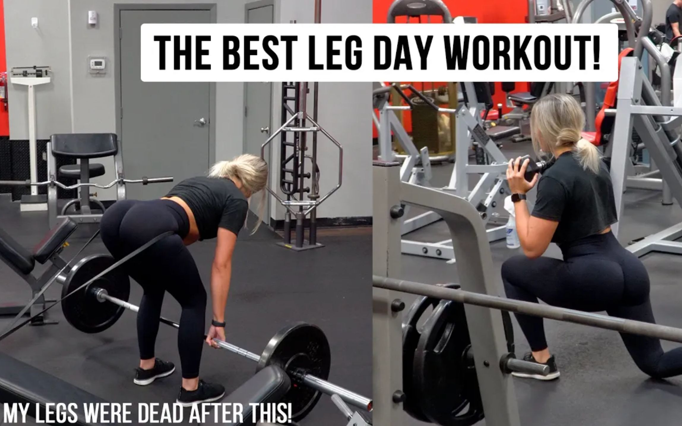 [图]【Hunter Chilton】深蹲/臀部/股二 练腿日THE BEST LEG DAY WORKOUT Complete Lower Body