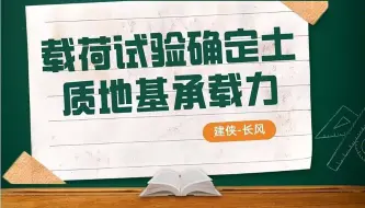 下载视频: 载荷试验确定土质地基承载力