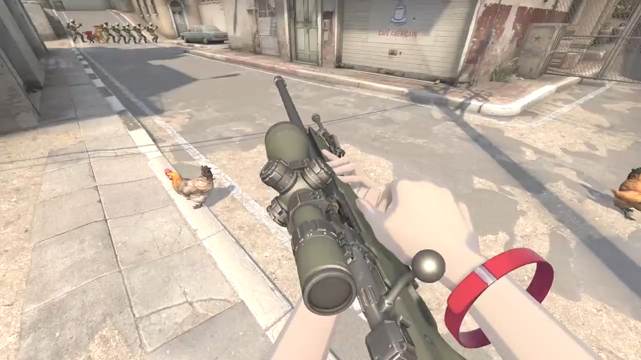 当你在eco局起了大狙 #cs #csgo #csgo集锦 #第一人称 #csgo鉴挂