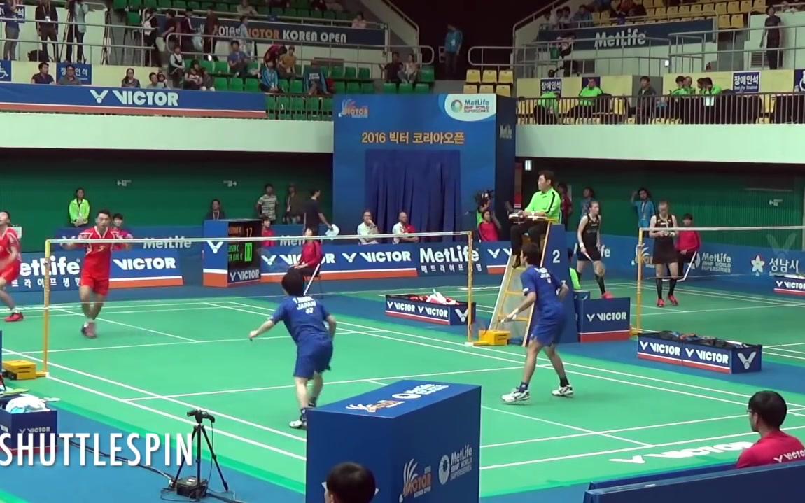 →低视角 柴彪洪炜羽毛球男双低视角 CHAI BIAOHONG WEI  Badminton Nice Angle Highlights哔哩哔哩bilibili