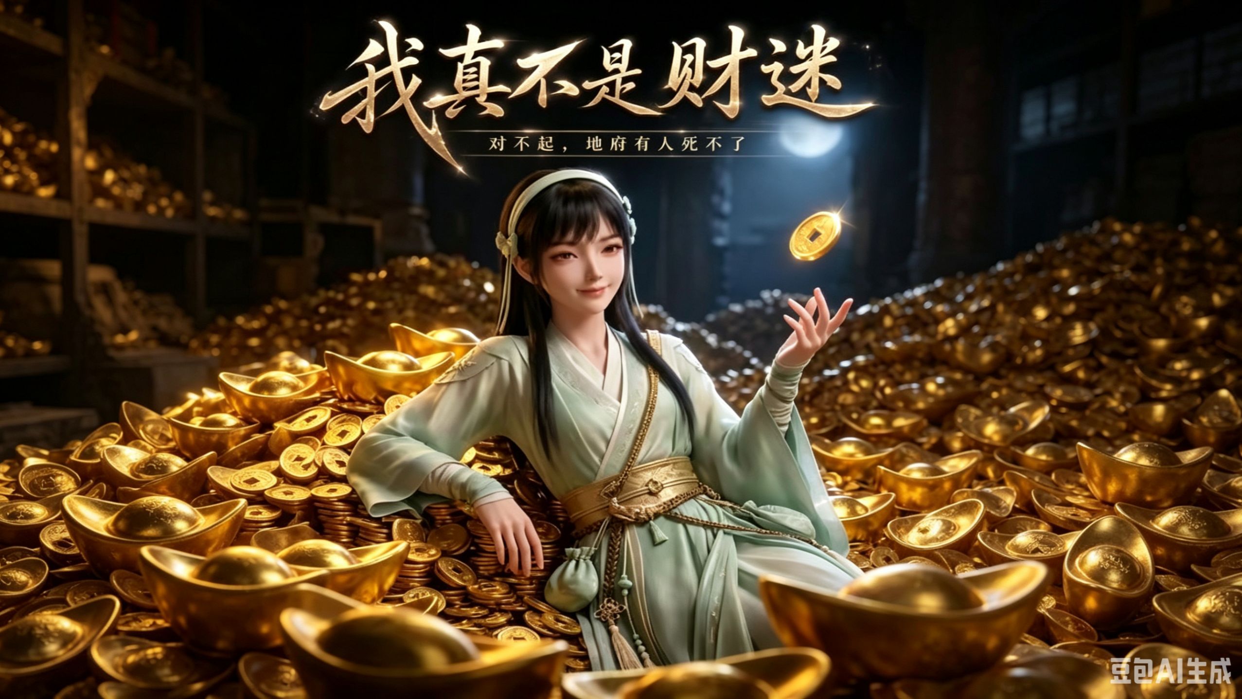 我真不是财迷2对不起地府有人死不了(70集)AI短剧
