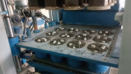 水泥支撑圆柱垫块机#高铁桥梁圆柱垫块机#全自动水泥垫块机