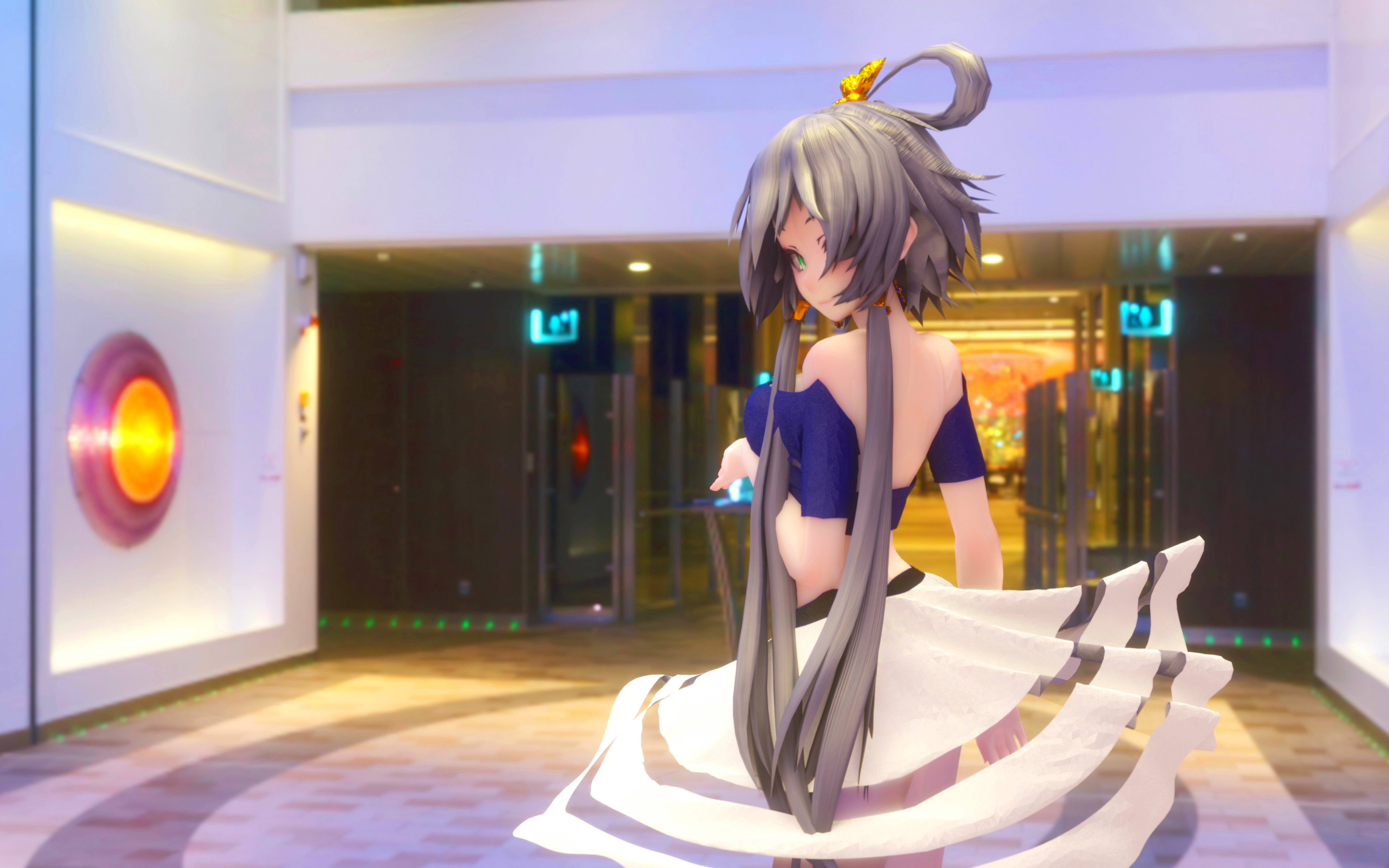 【布料结算|洛天依mmd|服装配布】这歌真好舔,这腿真好听