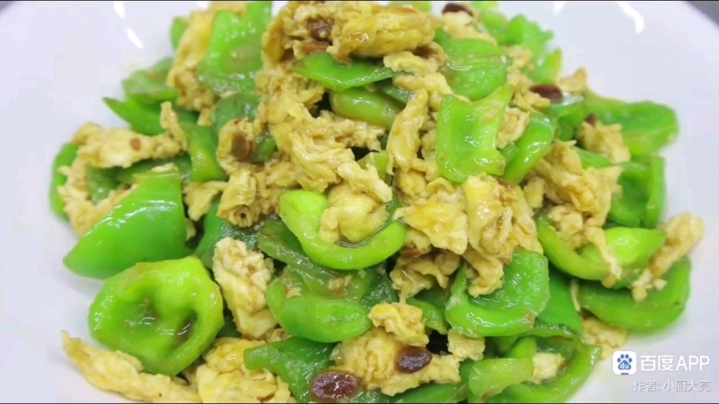 青椒炒鸡蛋做法