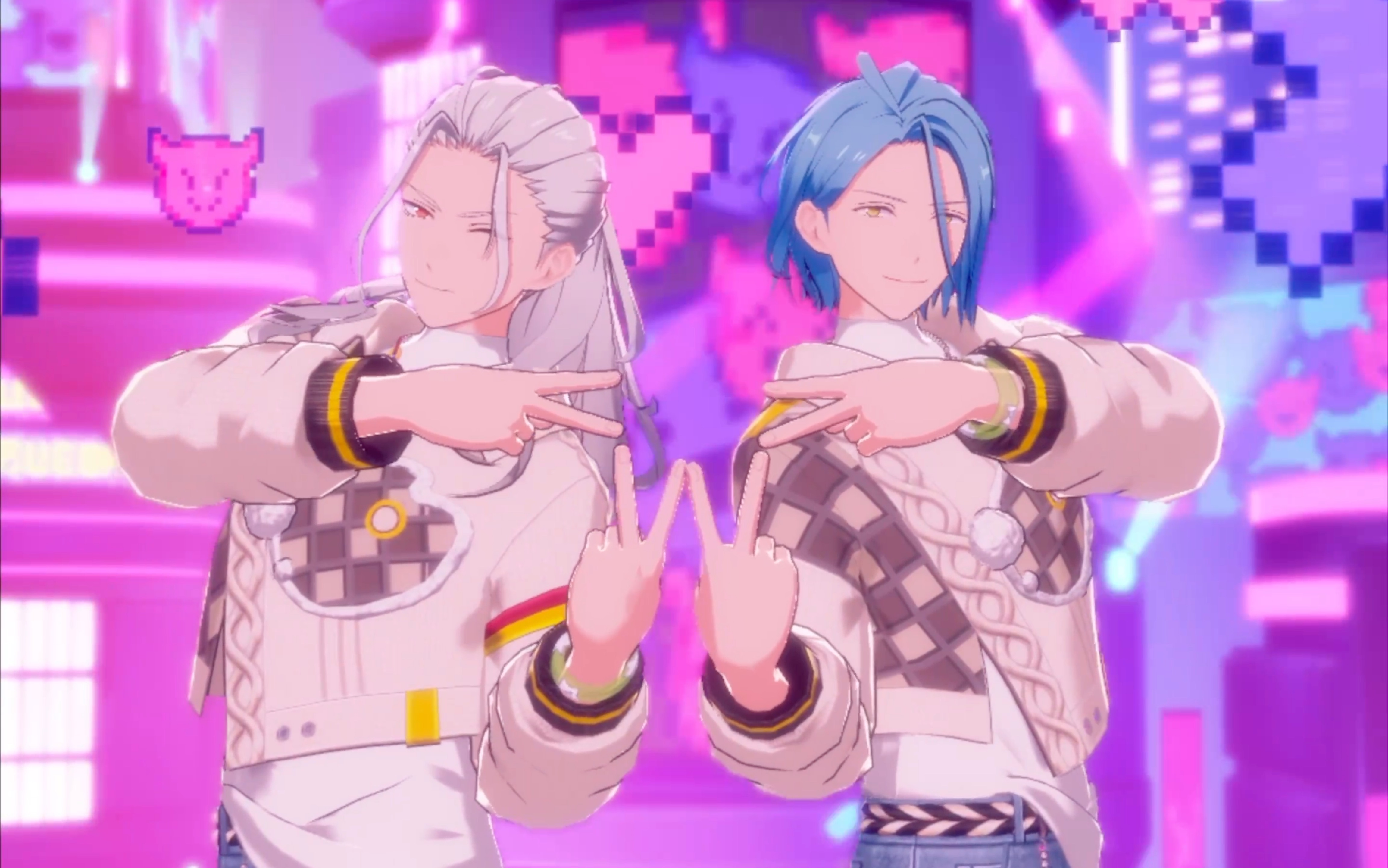 偶像梦幻祭2 随心绘色季mv衣装 乱凪砂,himeru简直就是水灵灵的男高中