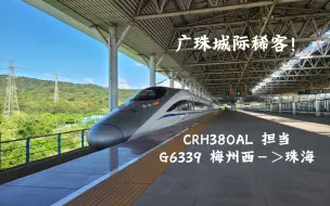 【广珠城际】CRH380AL-2928 担当 G6339(梅州西－珠海) 进中山站