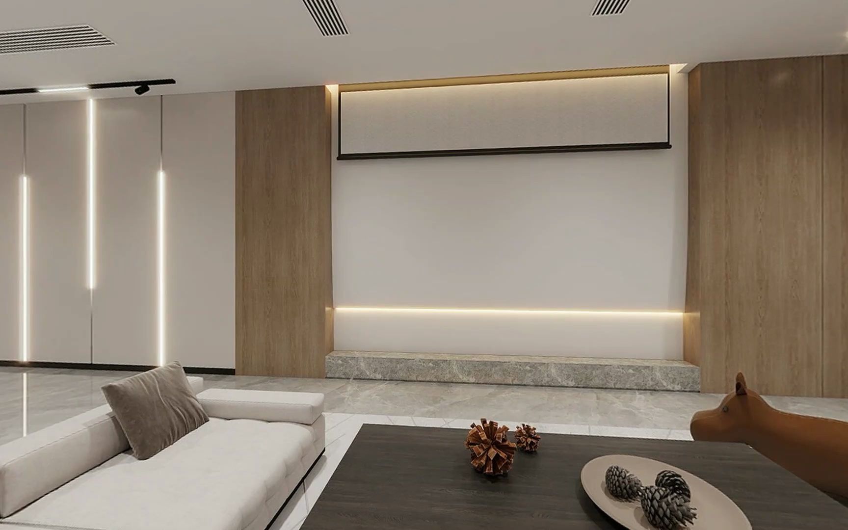 别墅地下室多功能厅效果图