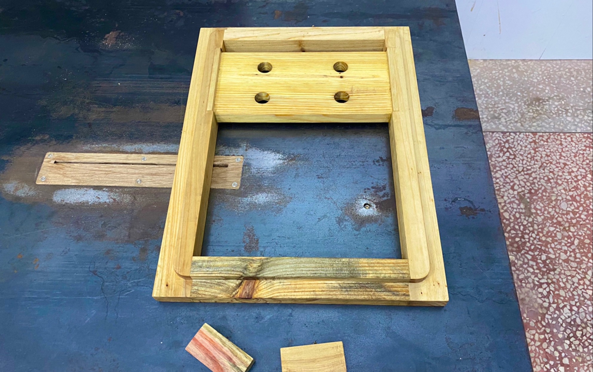 自制磨刀盆 磨刀架 磨刀神器