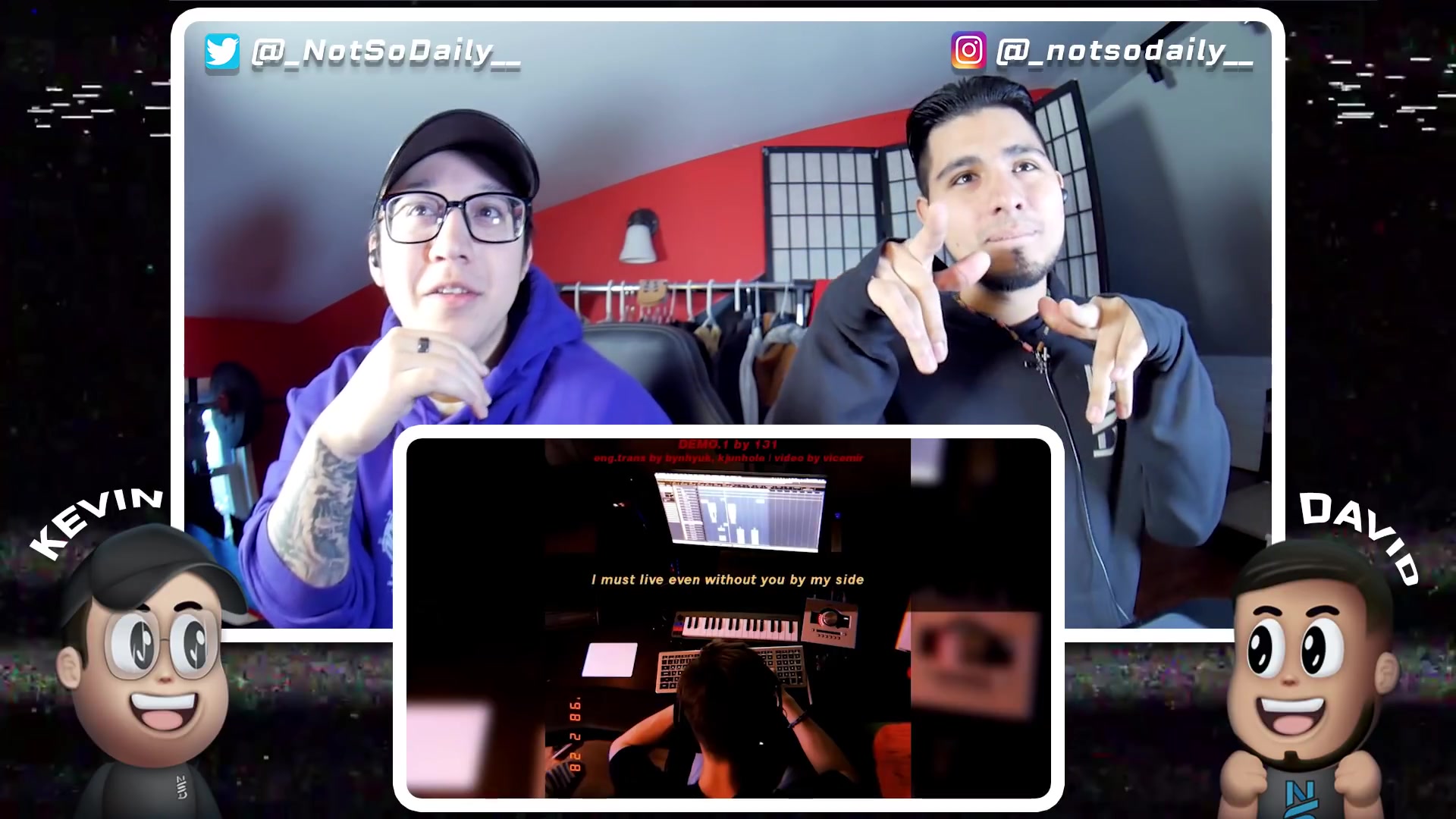 油管搬运bi金韩彬demo1人均泪包油管博主reaction合集无中字