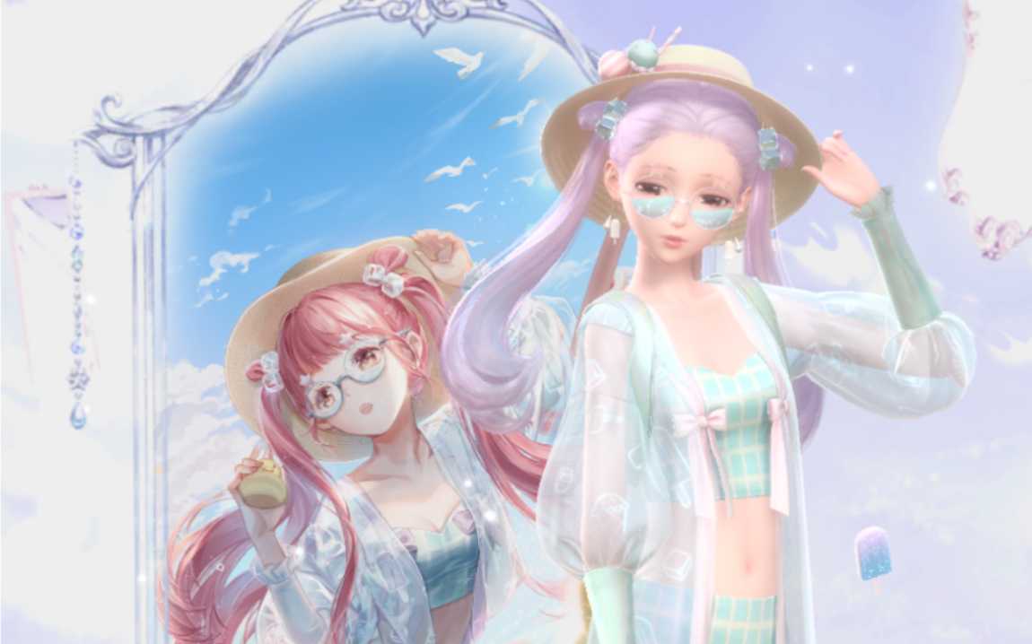 【闪耀暖暖/套装展示系列】晴夏海风