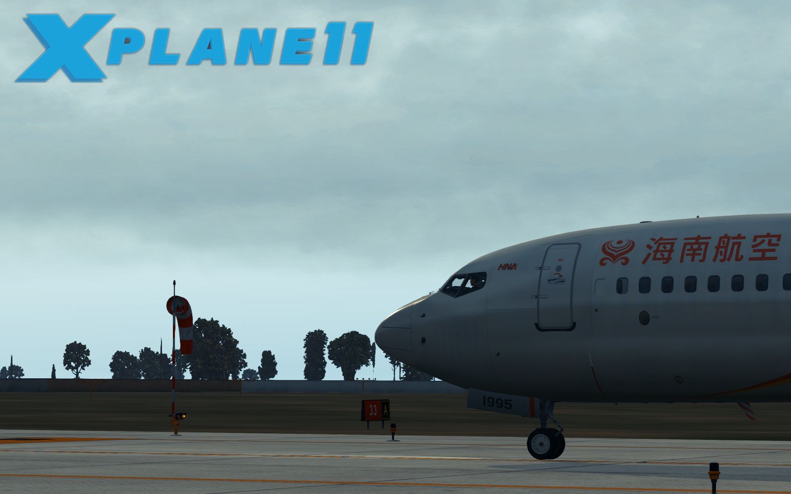 海南航空B738在SJW石家庄正定机场起飞[XPlane 11]哔哩哔哩bilibili