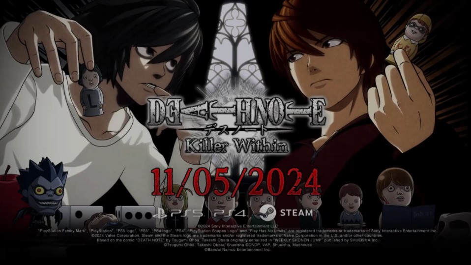 死亡笔记 新作游戏『DEATH NOTE 暗影任务』2024年11月5日推出哔哩哔哩bilibili