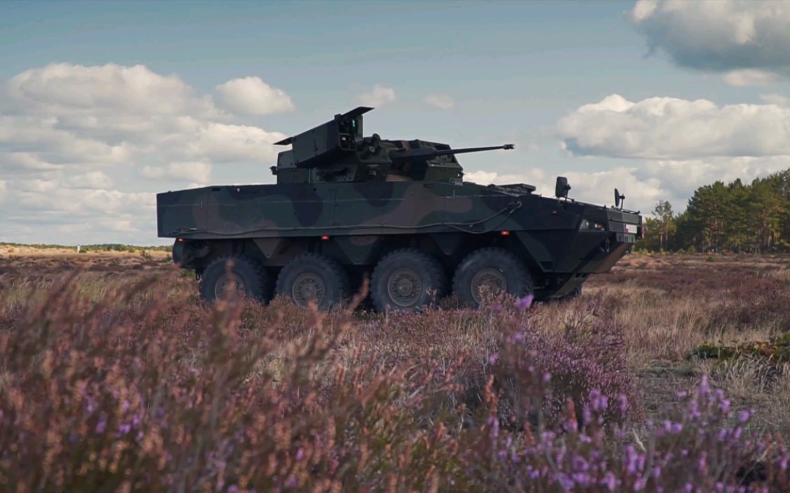 安要这波兰狼獾88轮式装甲车搭载新型遥控炮塔系统