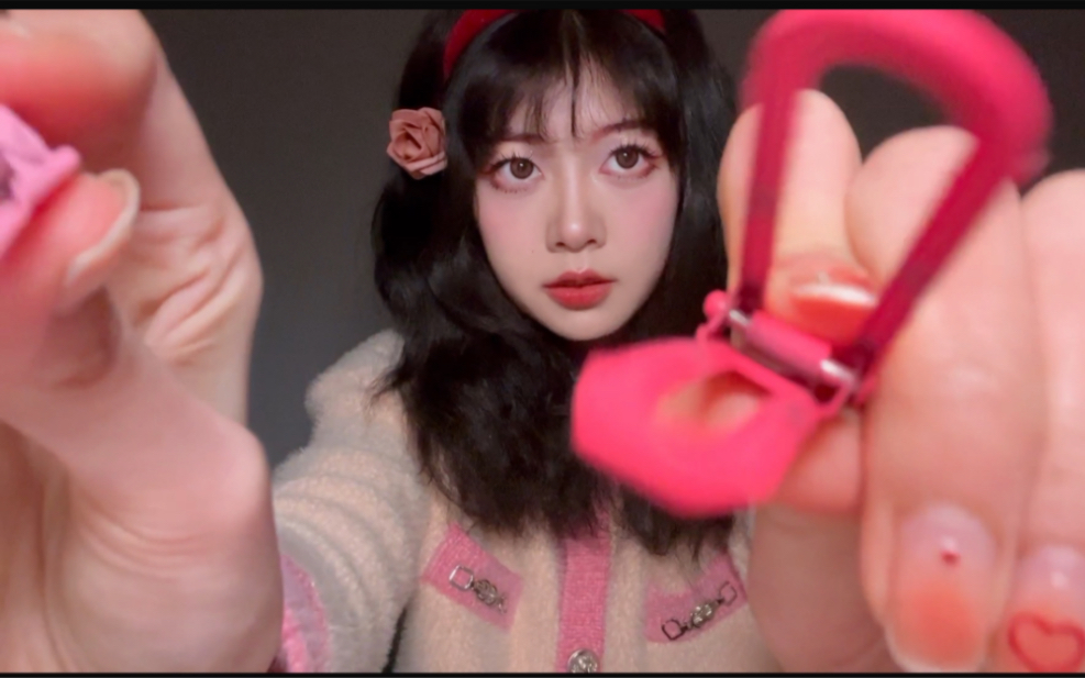 【助眠】最好睡的视觉触发怼镜头 搓手 英语单词重复 假花 发夹 腮红