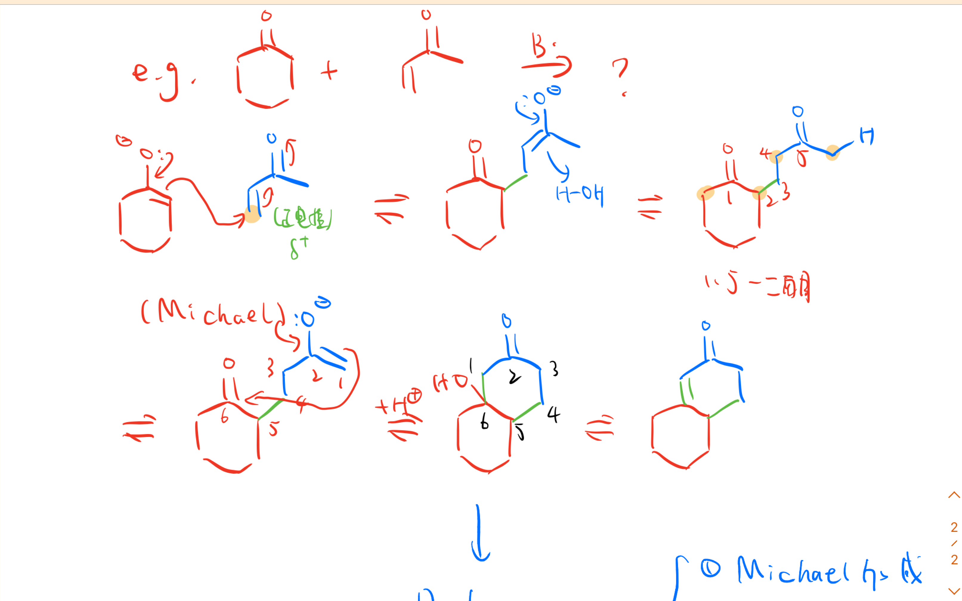 【和浅白一起学有机】S1E45羰基化合物的结构与反应性(二)part C:羟醛缩合(Aldol)反应,Michael加成与Robinson环化哔哩哔哩bilibili