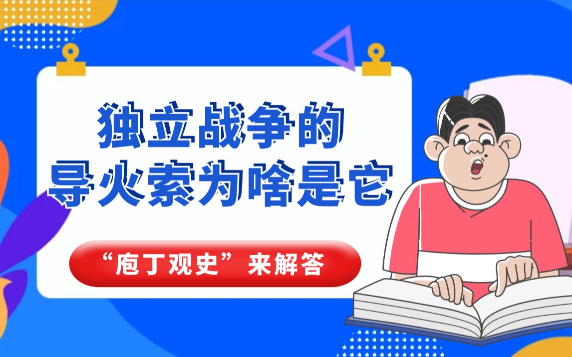 独立战争的导火索为啥是它?——(下篇)美国独立战争背后的深层原因哔哩哔哩bilibili