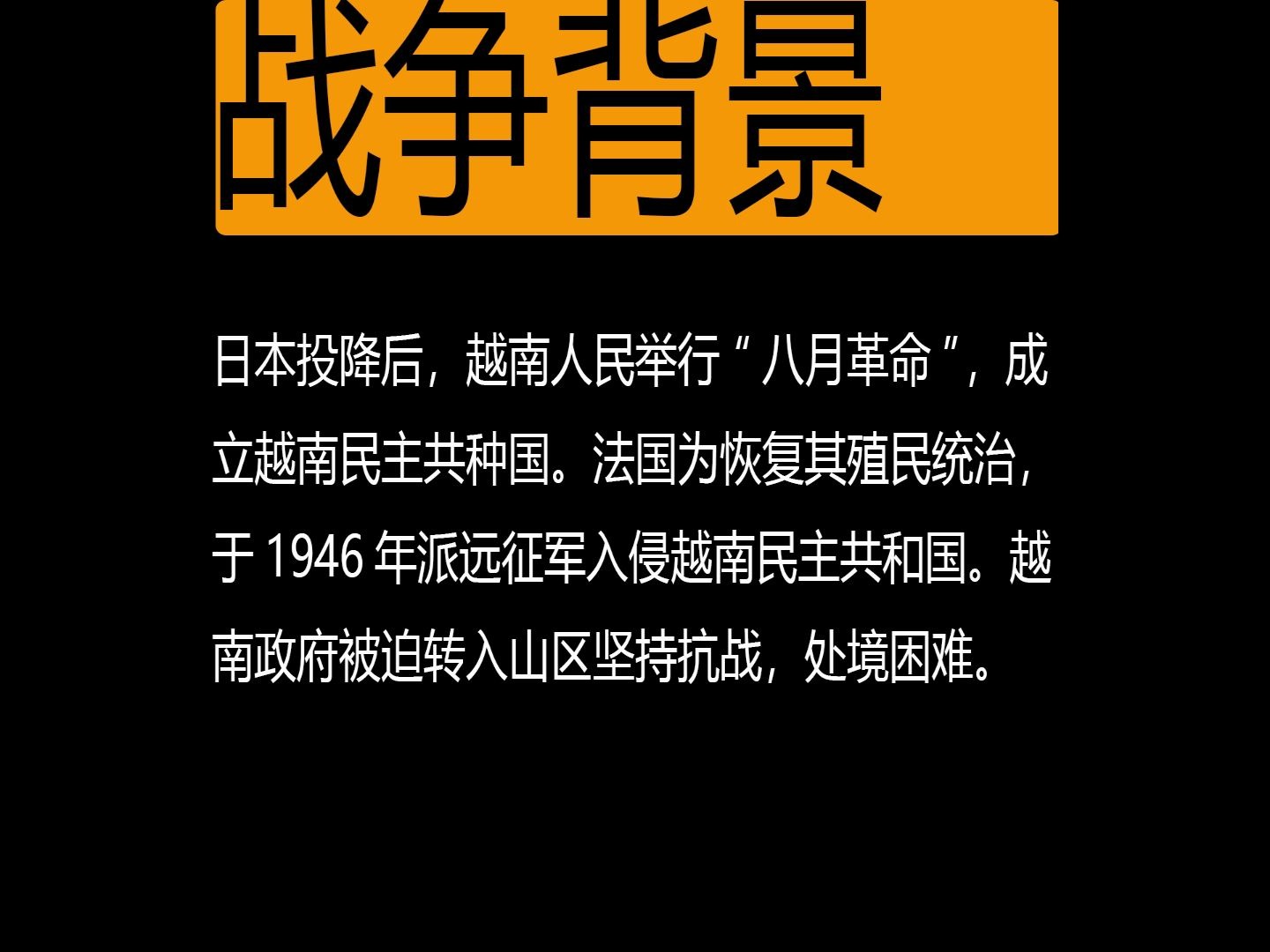 活动作品盘点援越抗法战争