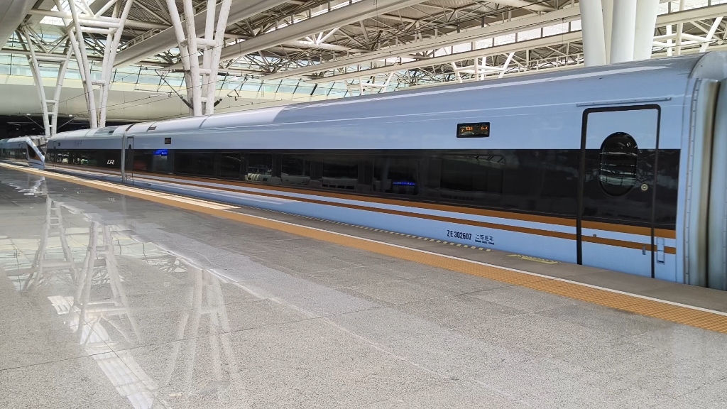 d3135次(南京南-赣州)上海虹桥20道出站