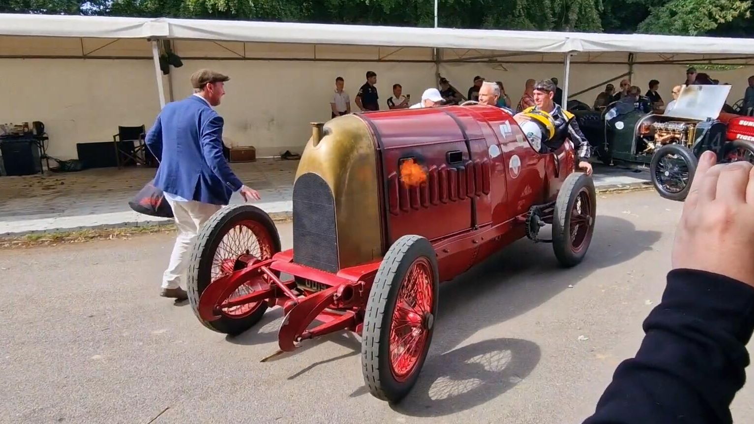 GoodWood胖头鱼神车:1910年,213kph,地表最速哔哩哔哩bilibili