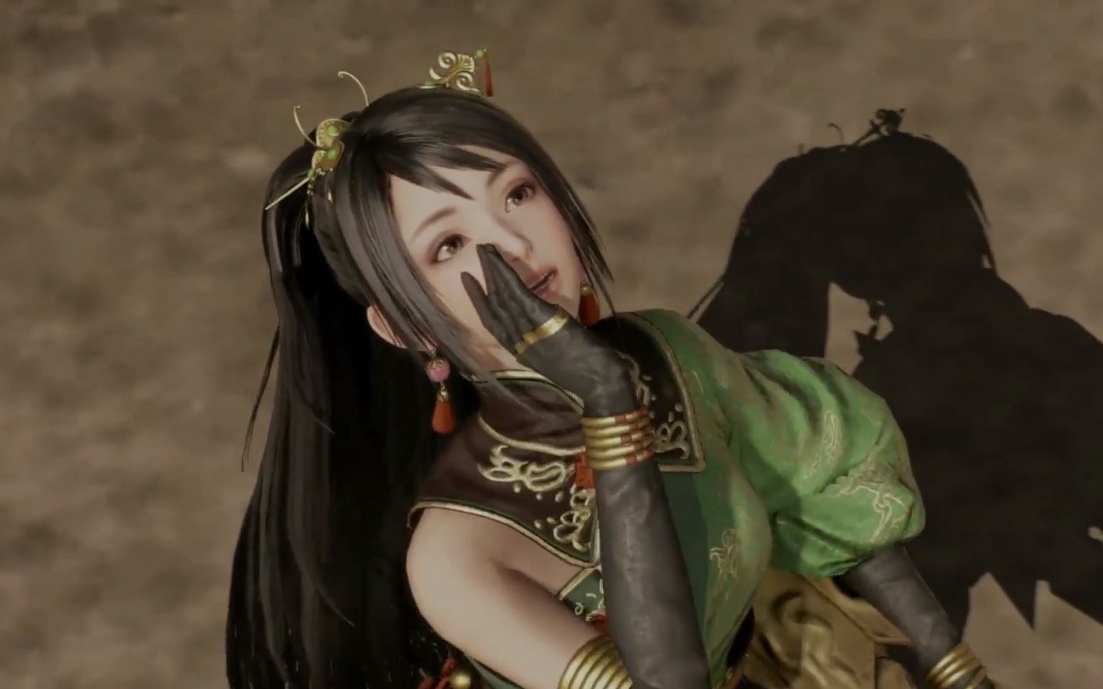 真三国无双8:关羽之女扛着3米狼牙棒要找人切磋,马岱上去白给