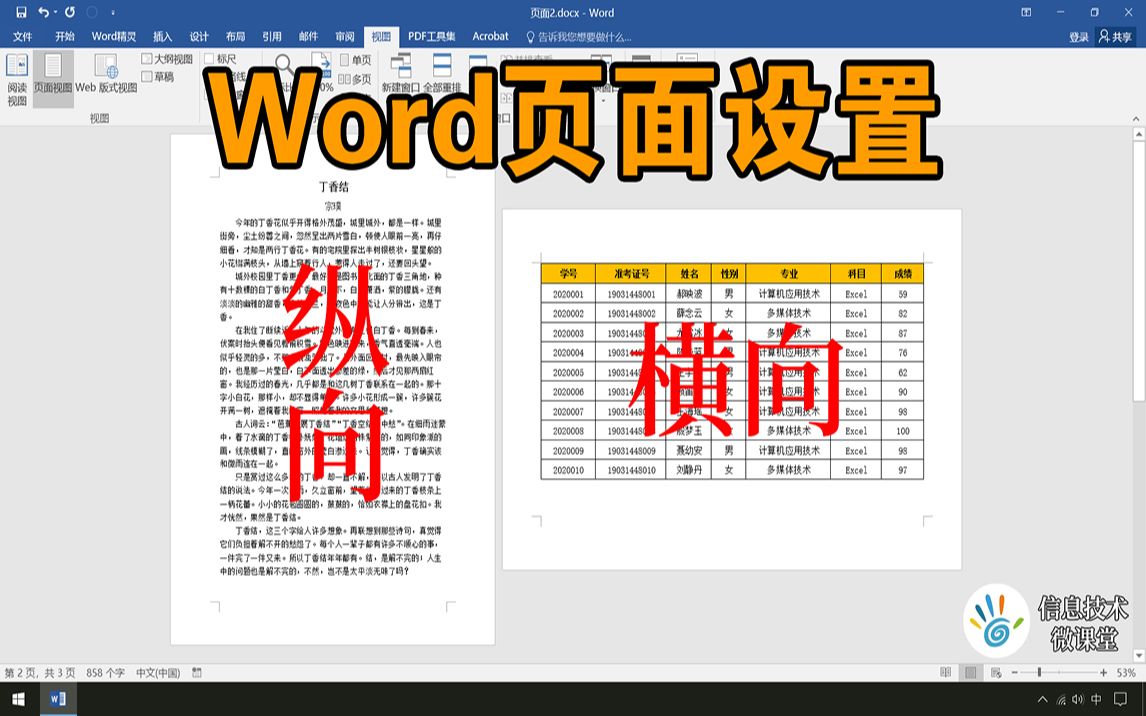 轻松玩转Word页面,让页面既有纵向又有横向哔哩哔哩bilibili