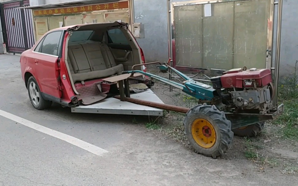 奥迪牌手扶拖拉机!