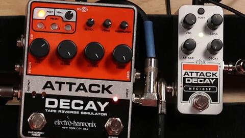 Attack of the EHX Pico! EHX Attack Decay Guitar Pedal Comparison_