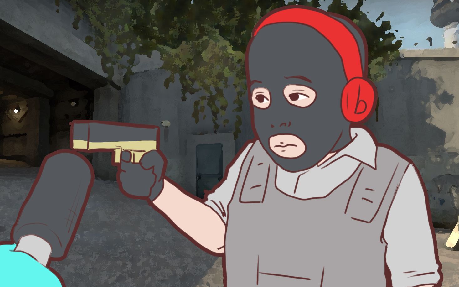 cs沙雕动画7打把游戏简直像开了个天才儿童培训班