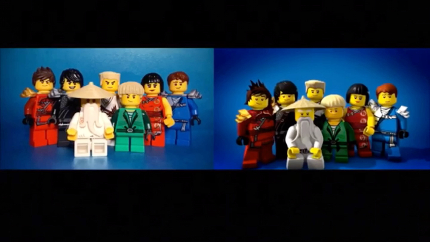 国外大神用乐高玩具还原幻影忍者片头