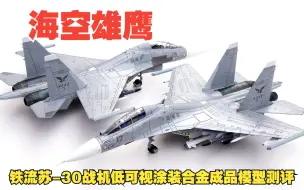 Video herunterladen: 海空雄鹰！铁流1/72海航苏-30MKK战机低可视涂装合金成品模型测评