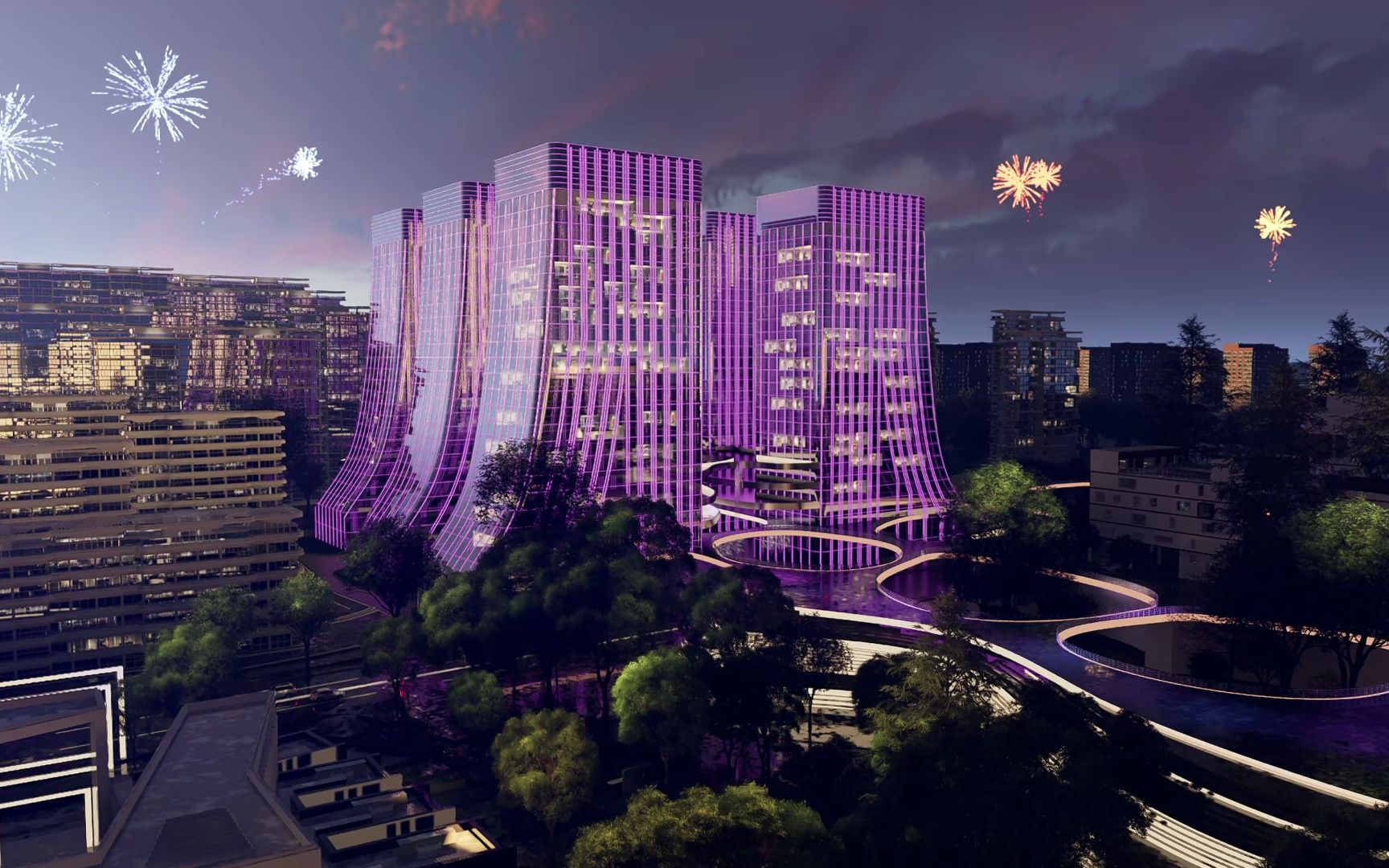 d5渲染器 渲染测试 未来社区课设demo