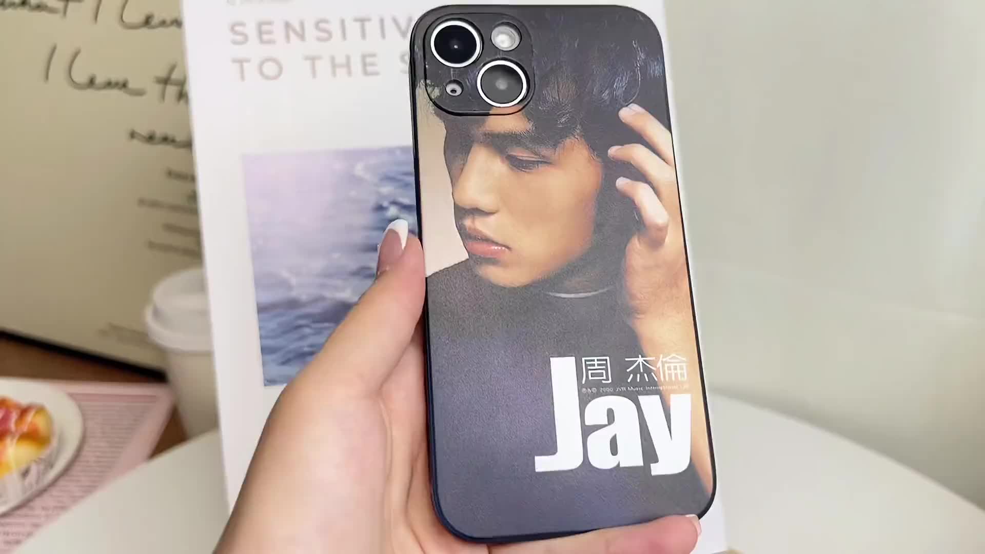 好好看的壳杰迷人手一个的jay封面周杰伦周杰伦手机壳