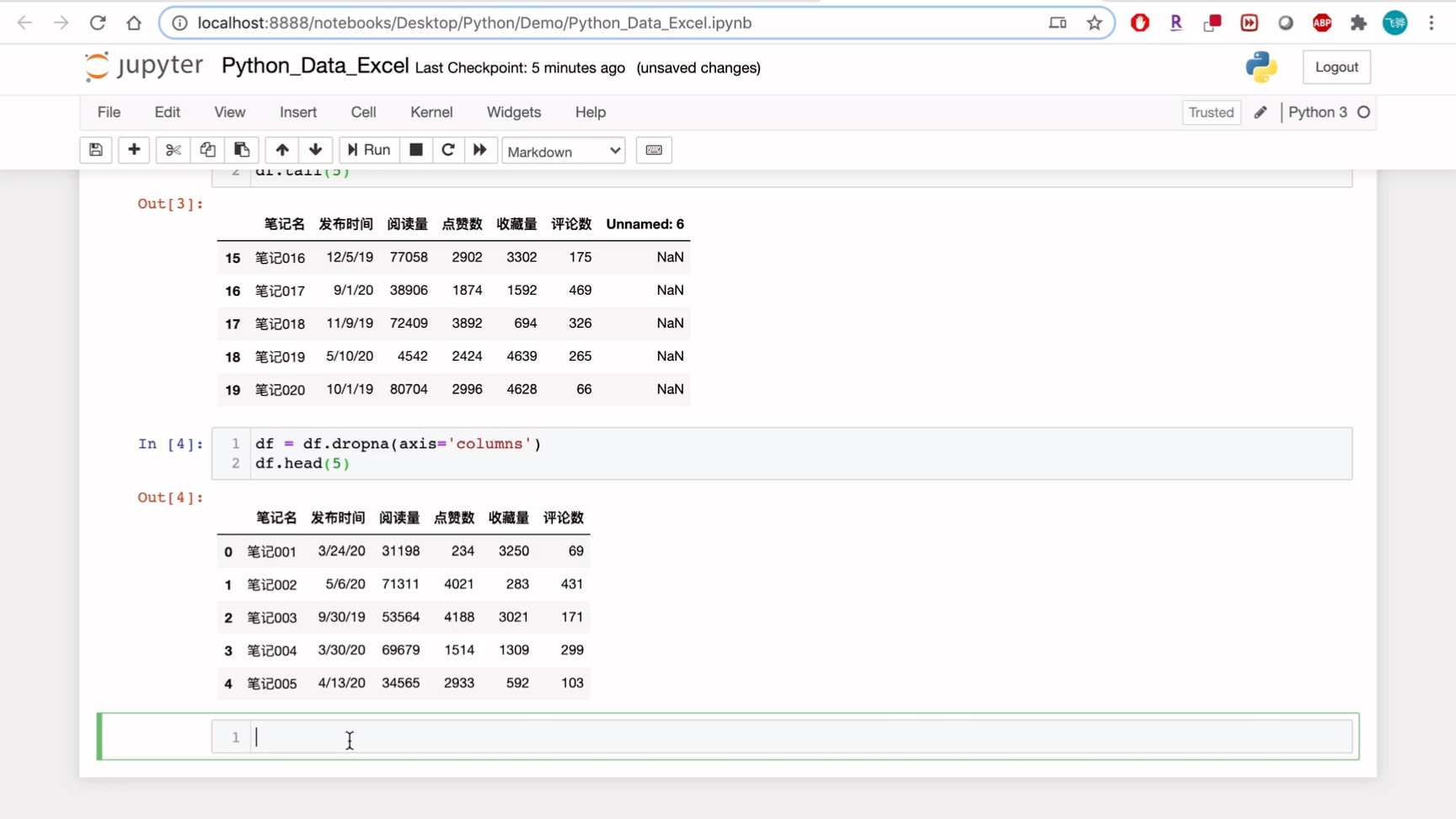 [图]Python数据分析入门1-如何读取Excel并做简单分析