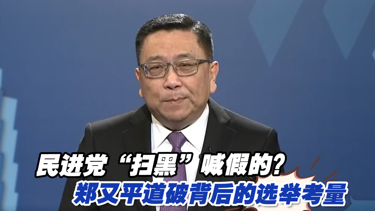 民进党“扫黑”喊假的?台学者郑又平道破背后的选举考量哔哩哔哩bilibili