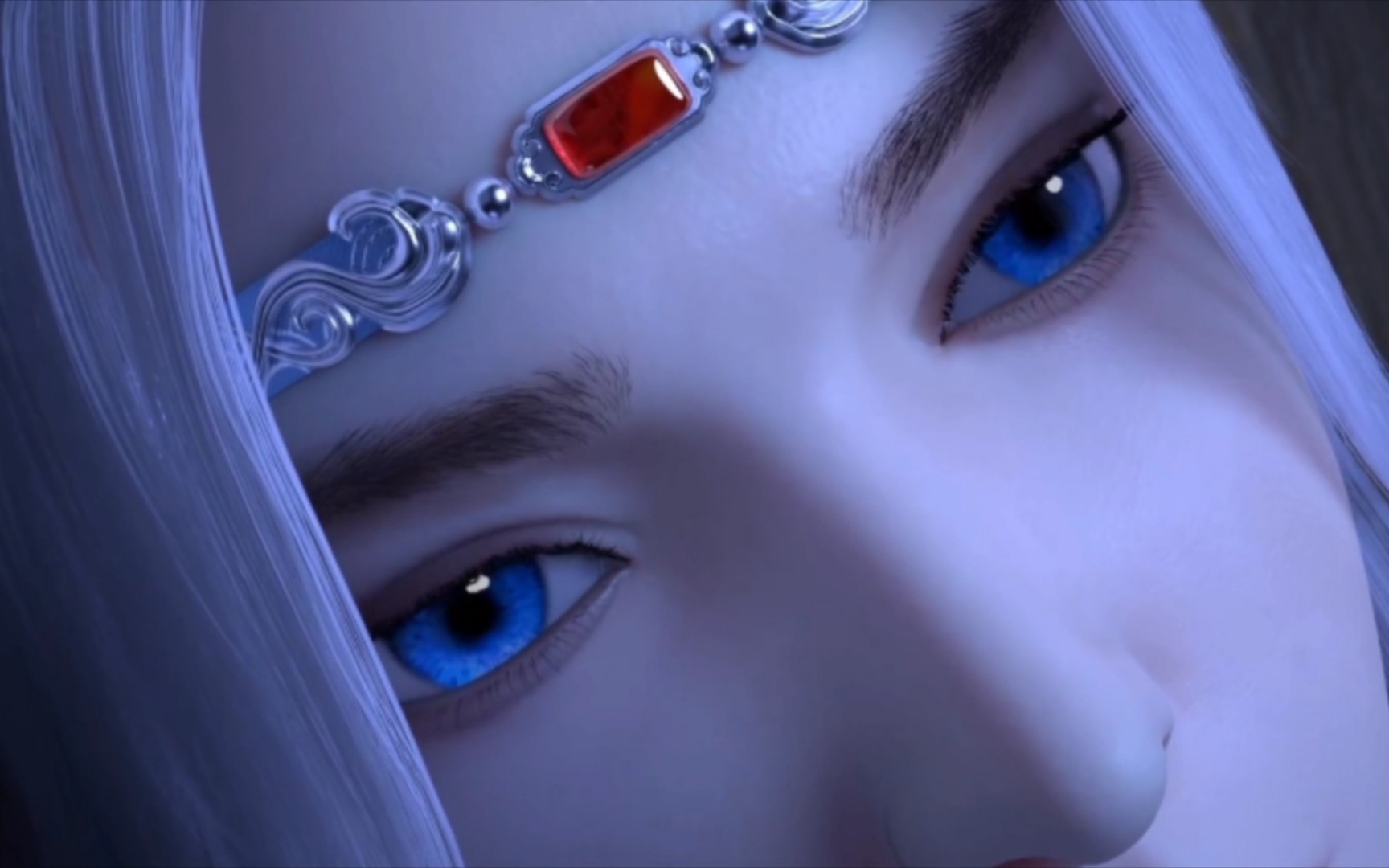 【白鹤君竖屏高清】白发碧眼翩翩少年