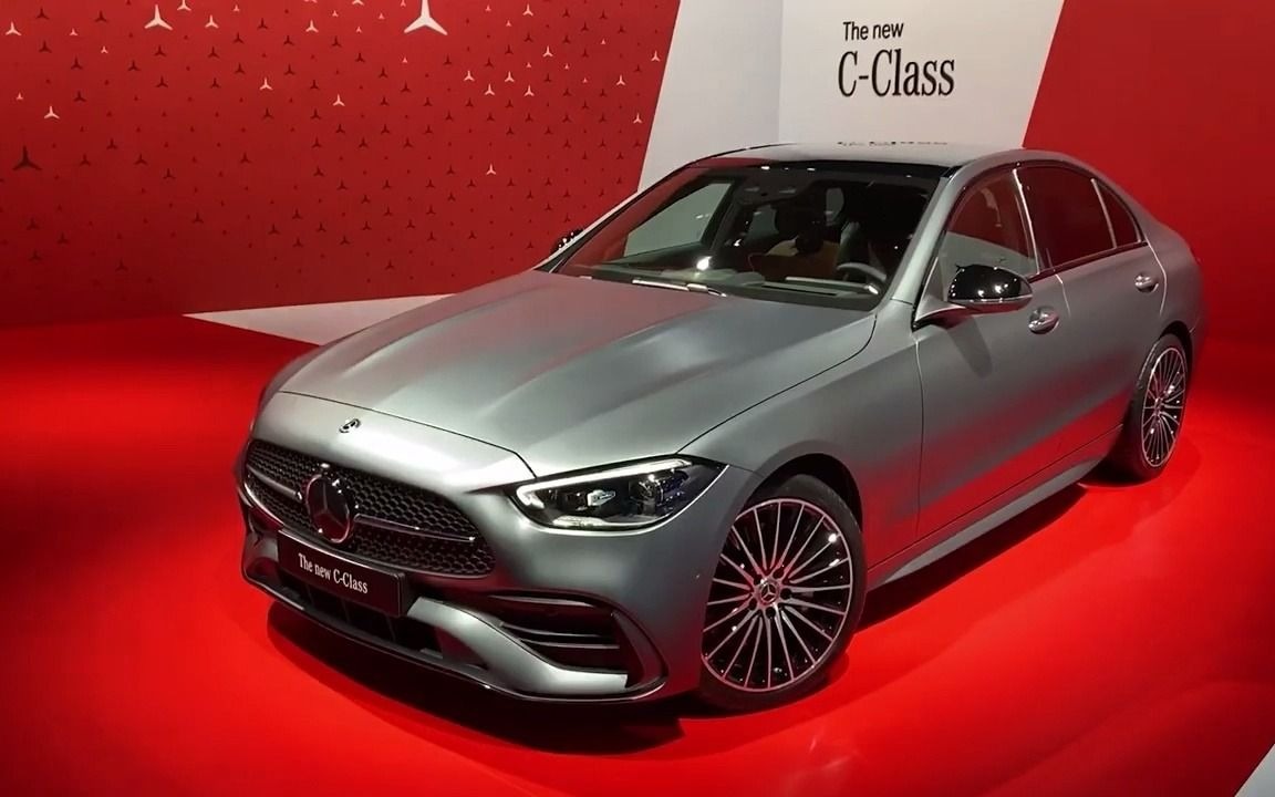 2022款奔驰c-class抢先实拍,按下钥匙坐进车内,给个不心动理由