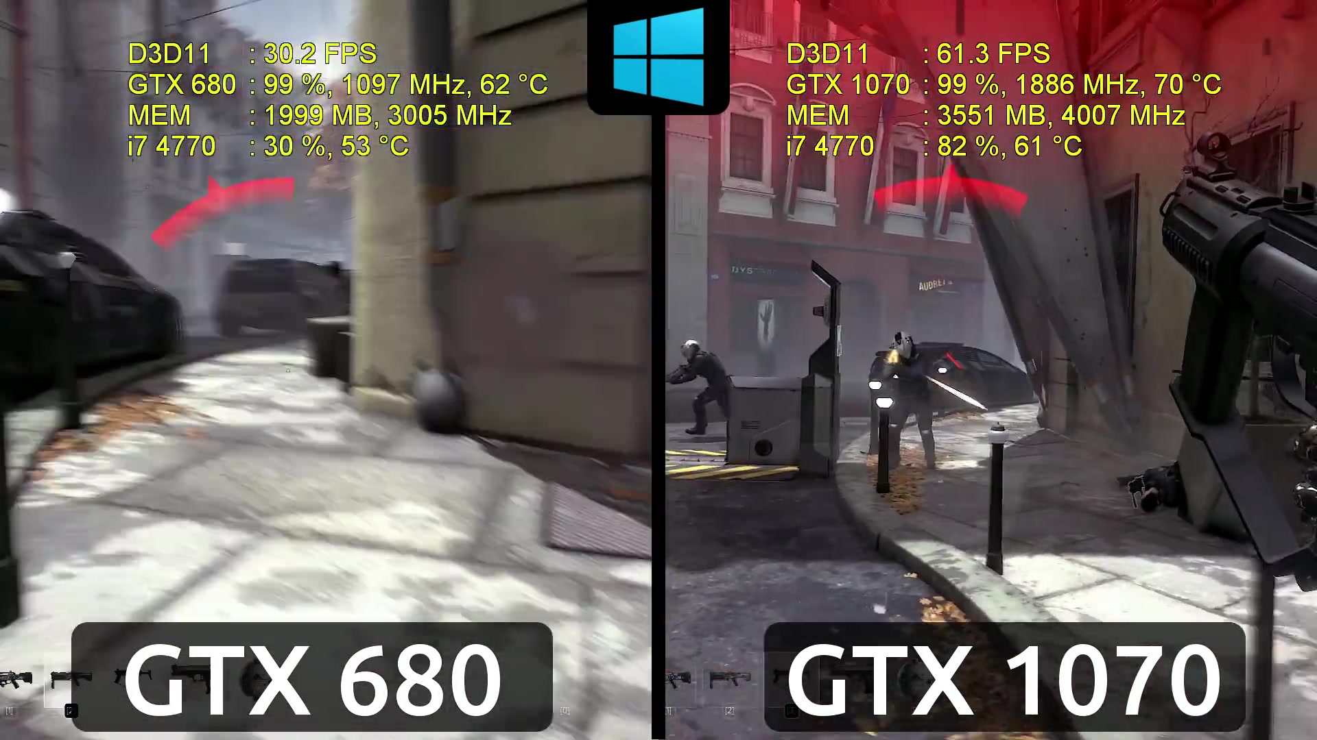 [图]杀出重围:人类分裂 GTX680VSGTX1070 DEUS EX MANKIND DIVIDED- GTX 680 vs GTX 1070