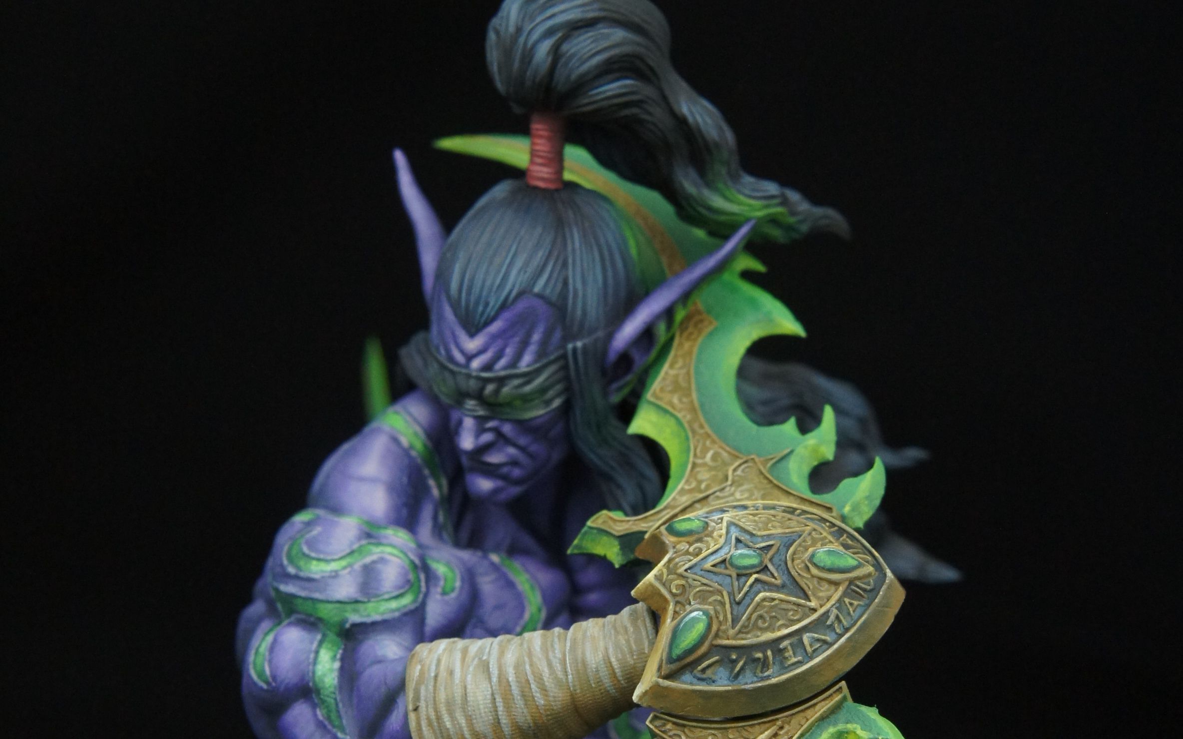 伊利丹魔兽世界 微缩模型涂装_哔哩哔哩_bilibili