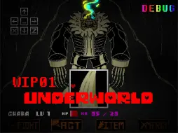 [游戏预告] 世界之下(Underworld) Sans战 首个回合预览! (UndertaleAU)