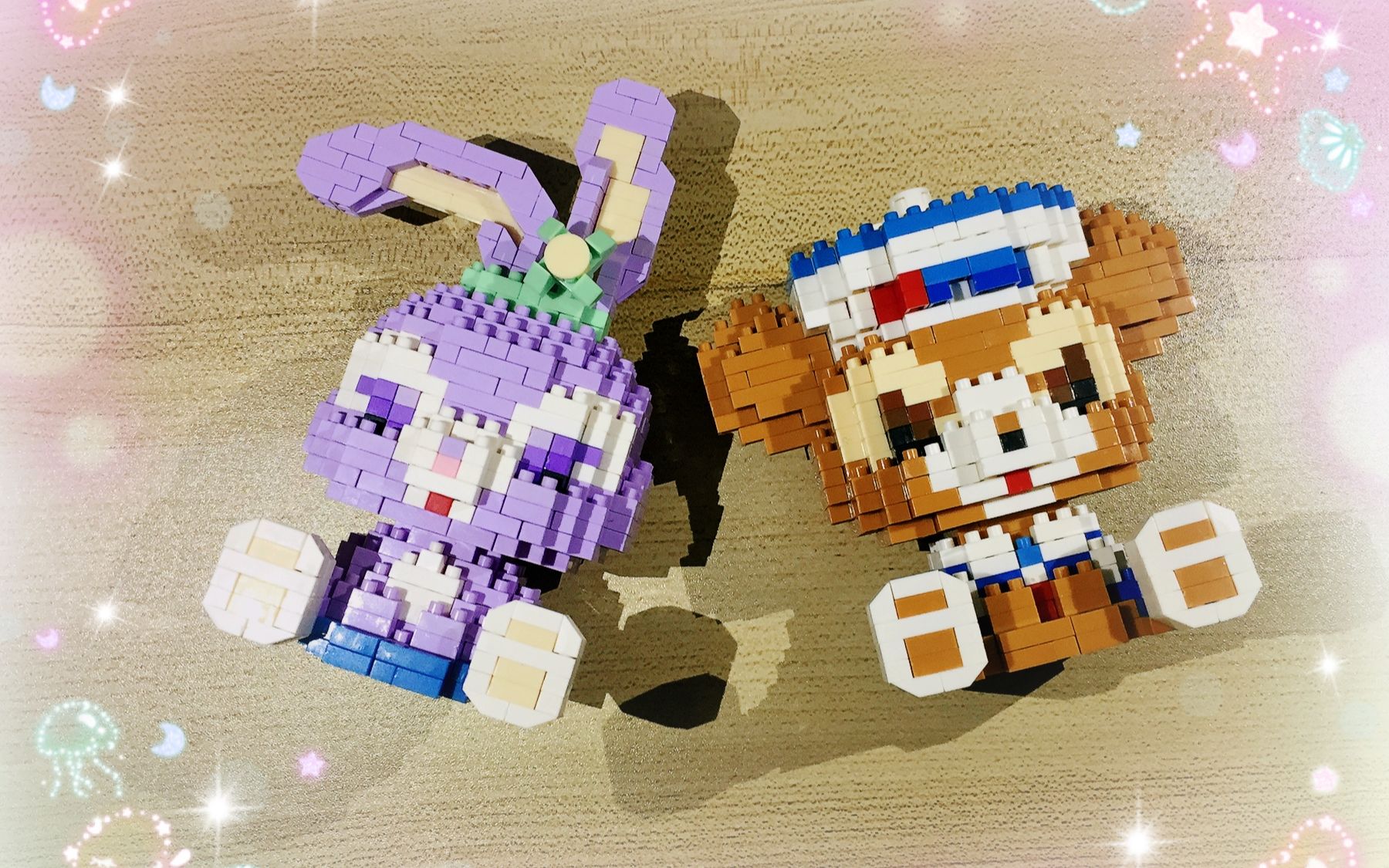 【小颗粒积木】立体达菲熊,安排!