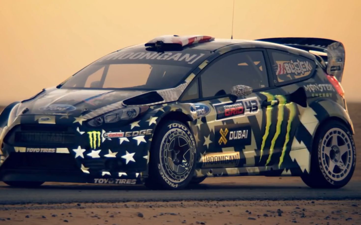 漂移大师ken block 肯布洛克漂移系列,迪拜沙漠