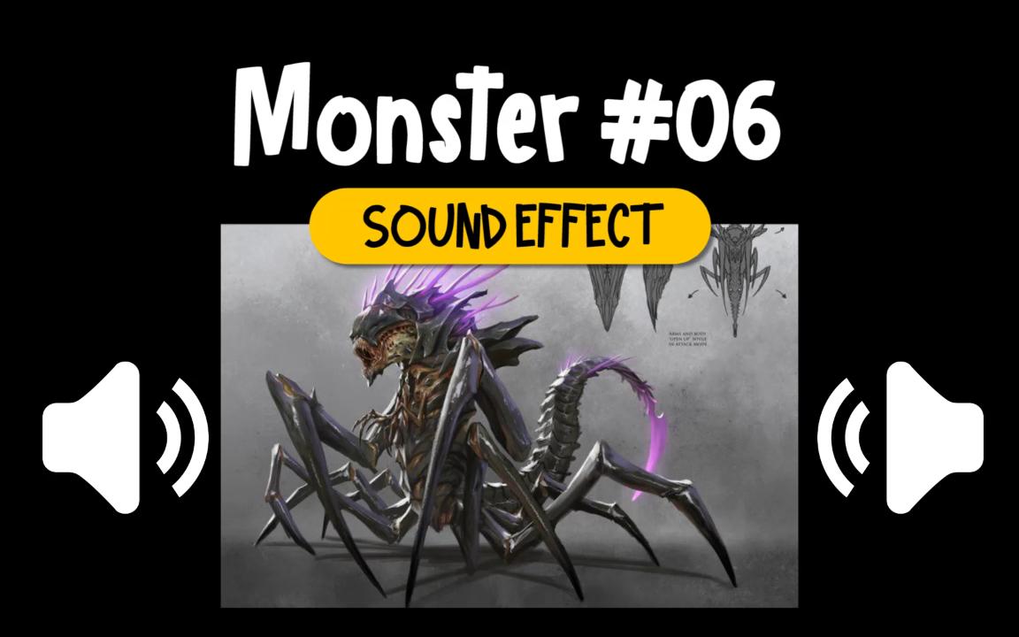 怪獸 怪物 叫声 #06 动物 音效 (hq)