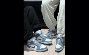 AJ1高帮白蓝白红合集