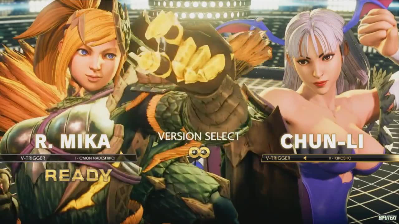 街霸5nuckledu面对春丽拿出封印很久的米卡彩虹美华暴力推版能力太强