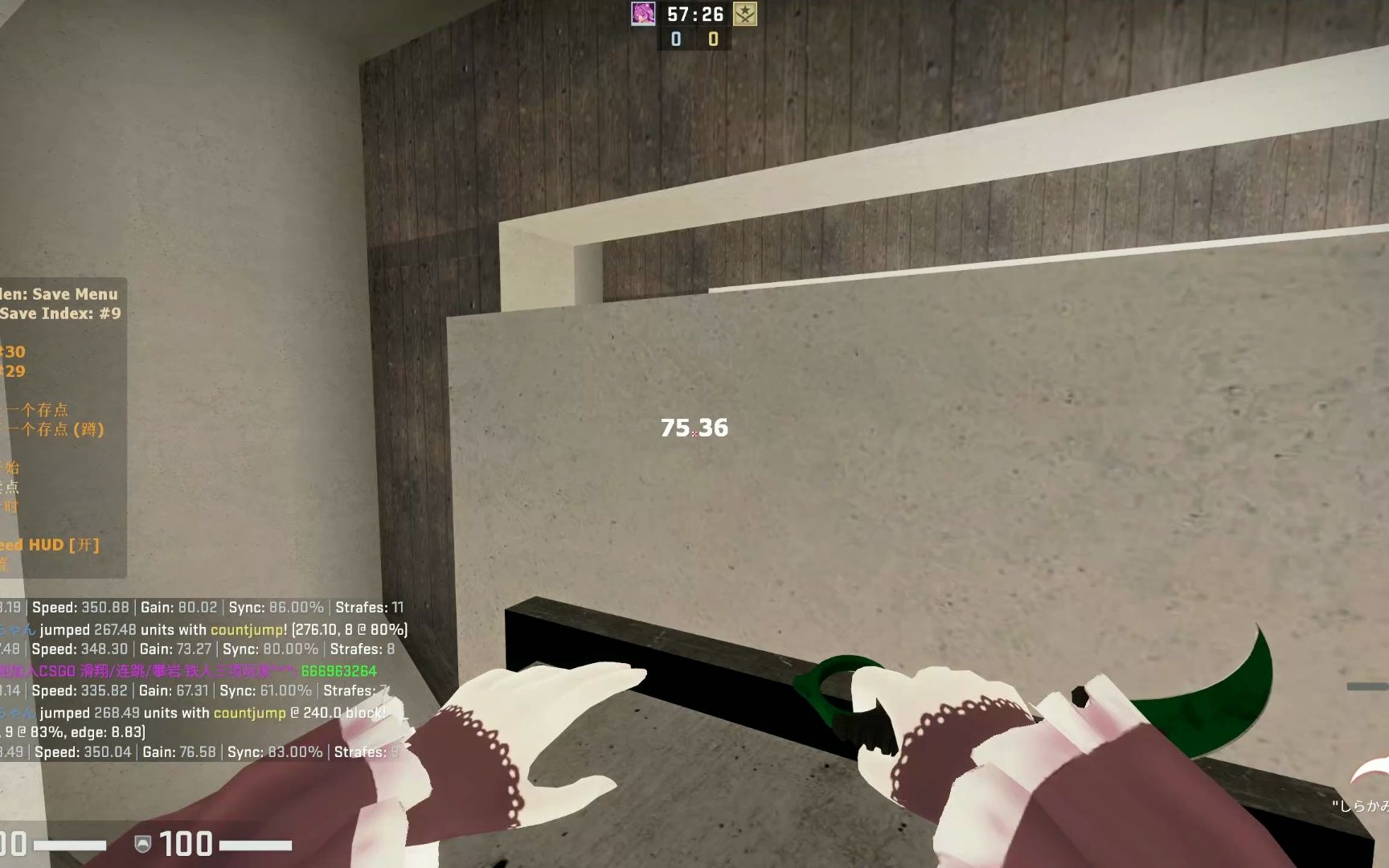 [csgo僵尸乐园kz服]地图:[t4较难]kz_zhop_function3 新纪录