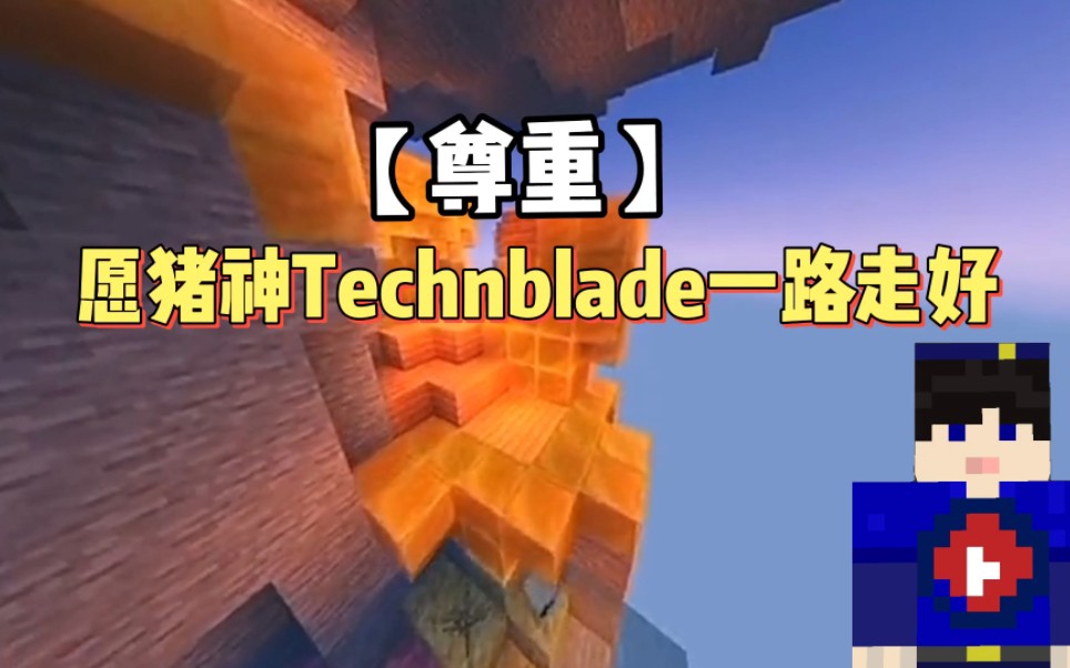 愿猪神Technblade一路走好哔哩哔哩bilibili