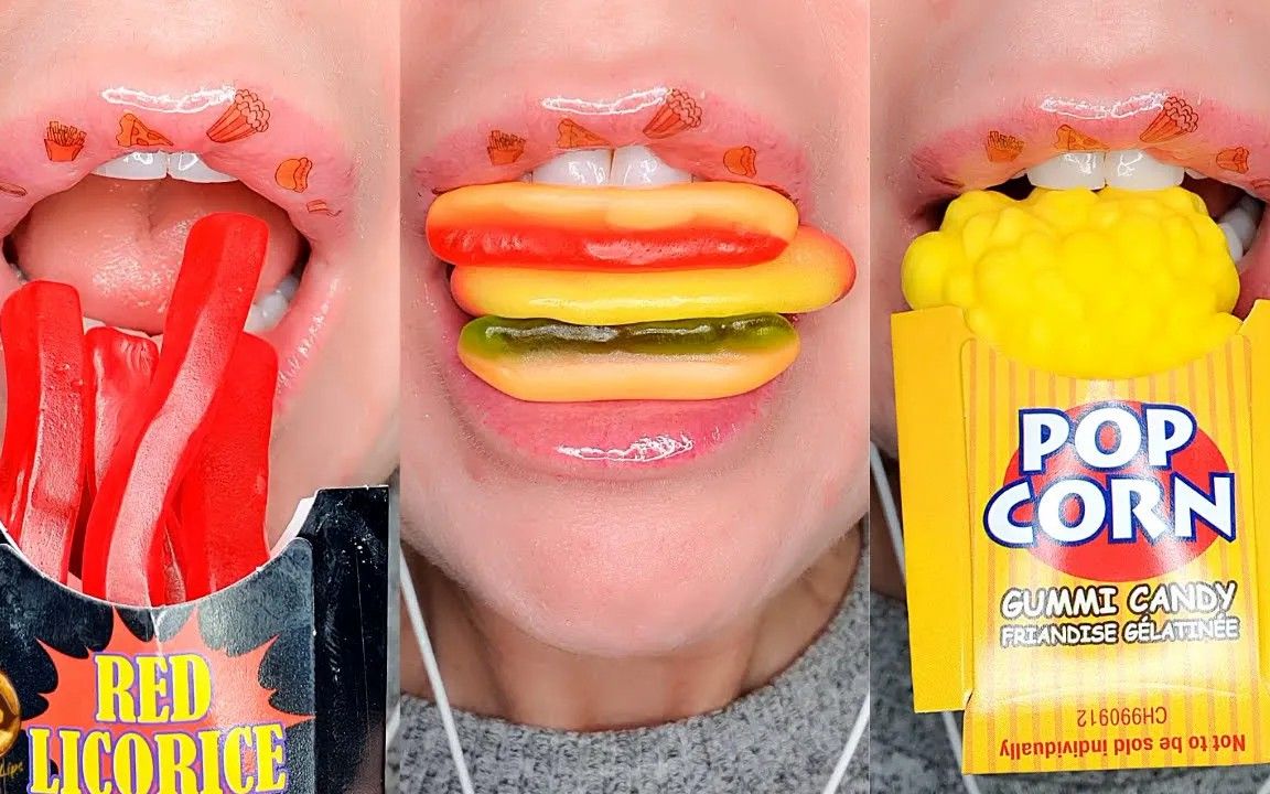 124. @satisfying lips 咀嚼音 声控 asmr