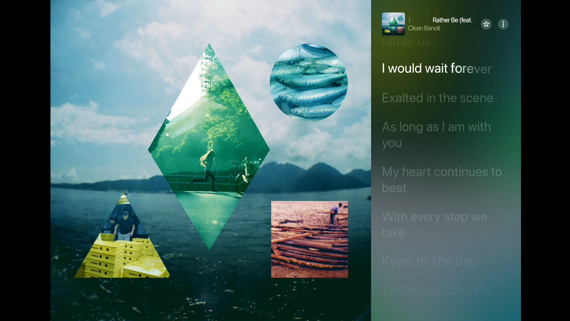 【apple music 4k】 | rather be - clean bandit vol.158专辑封面