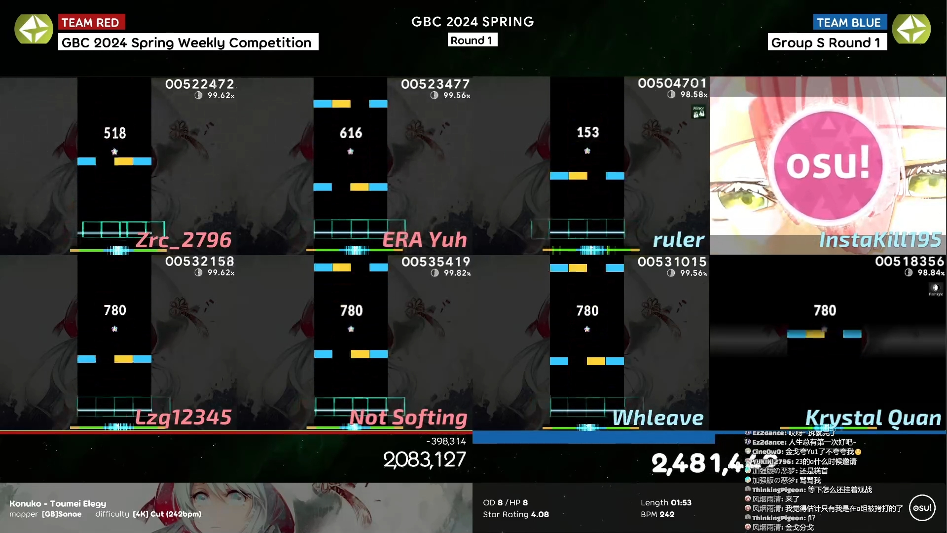 gbc2024春季赛 a组第一轮 周六23点场