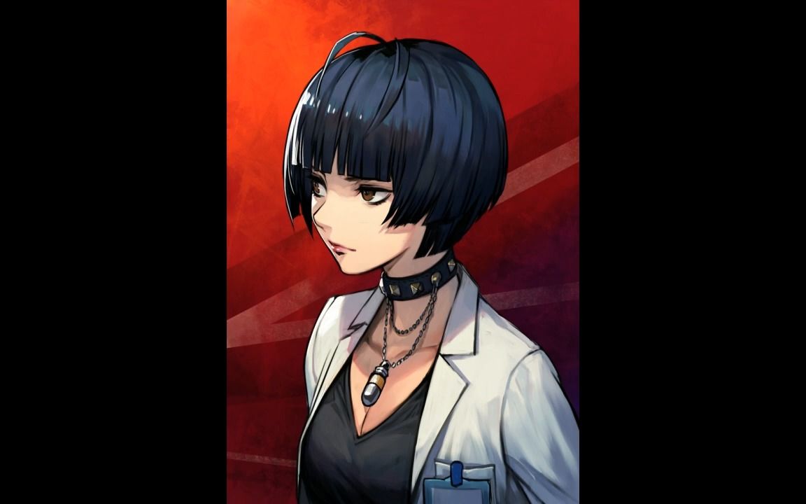 女神异闻录5武见妙绘画过程 hungryclicker